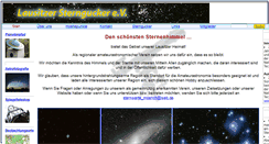Desktop Screenshot of lausitzer-sterngucker.de