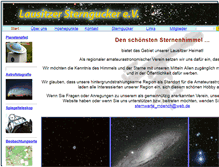 Tablet Screenshot of lausitzer-sterngucker.de